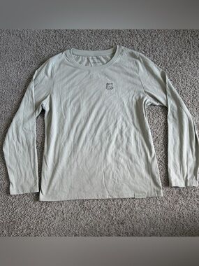 maison kitsune x eva air long sleeve tee t shirt